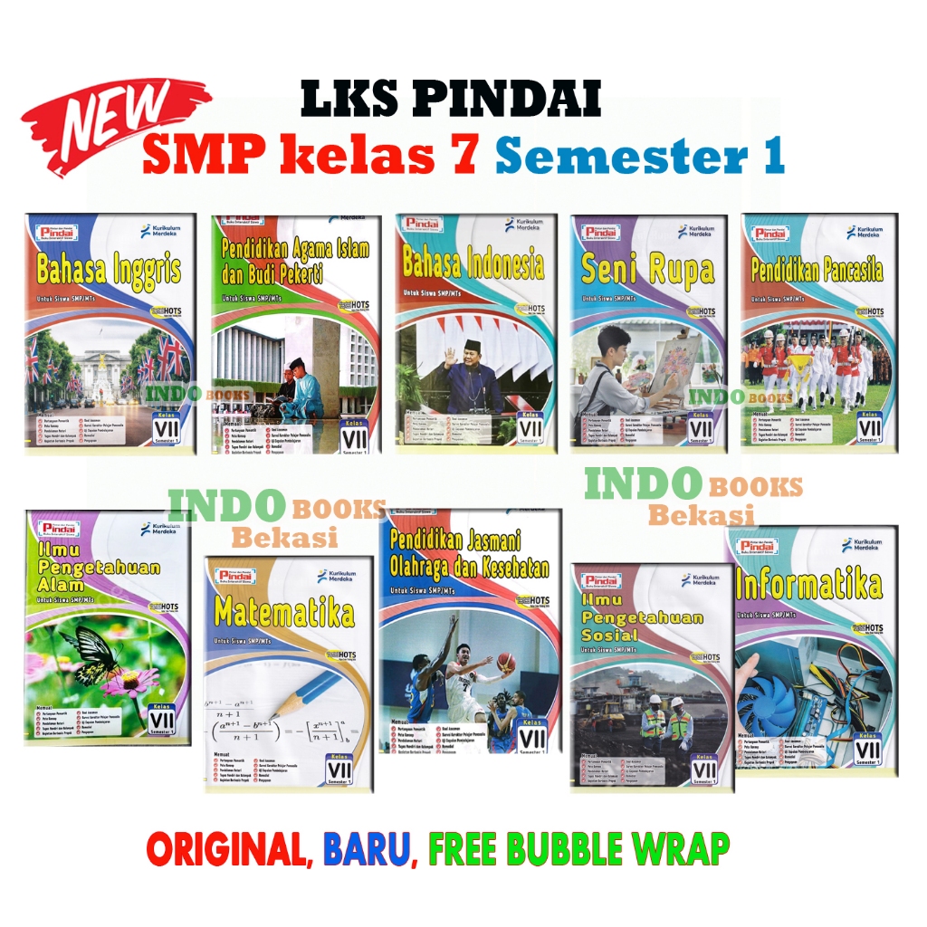 LKS PINDAI SMP KELAS 7 SEMESTER 1 - KUNCI JAWABAN (ARYA DUTA) - TERBARU