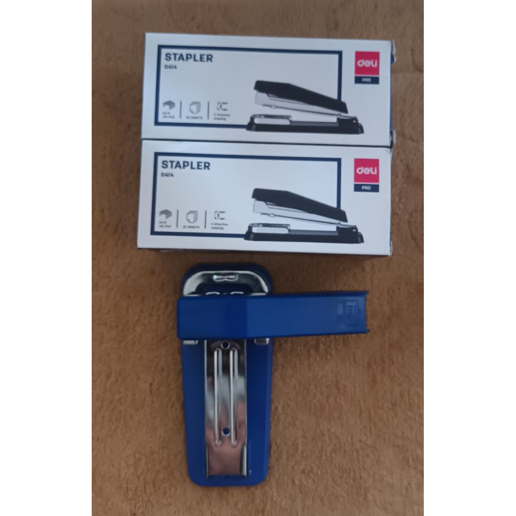 

Deli Stapler Rotary/Staples PUTAR/STAPLES Buku Sisa/Warna Random
