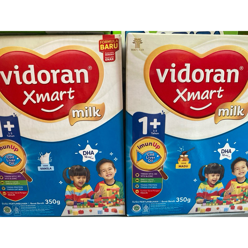 

Vidoran XMart 1+ 925g Madu, Vanila