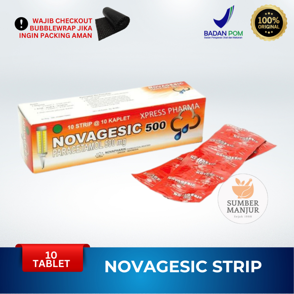 NOVAGESIC 500MG STRIP