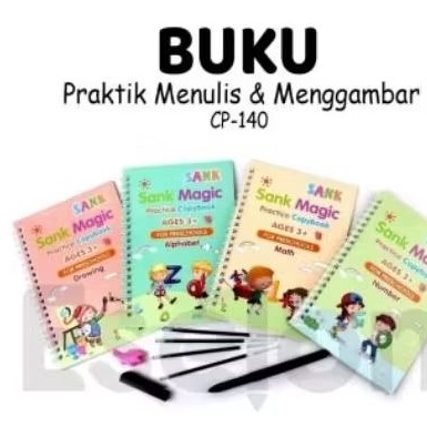

Buku Sank Magic 1 set isi 4 buku+ refil pulpen / Buku Sank Magic Bisa Hilang Dalam 1 Menit