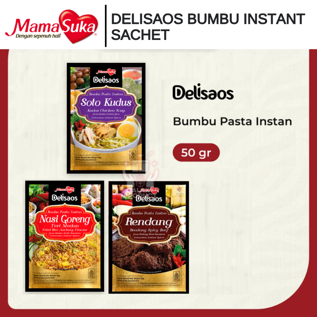 

MAMASUKA DELISAOS BUMBU INSTANT SACHET