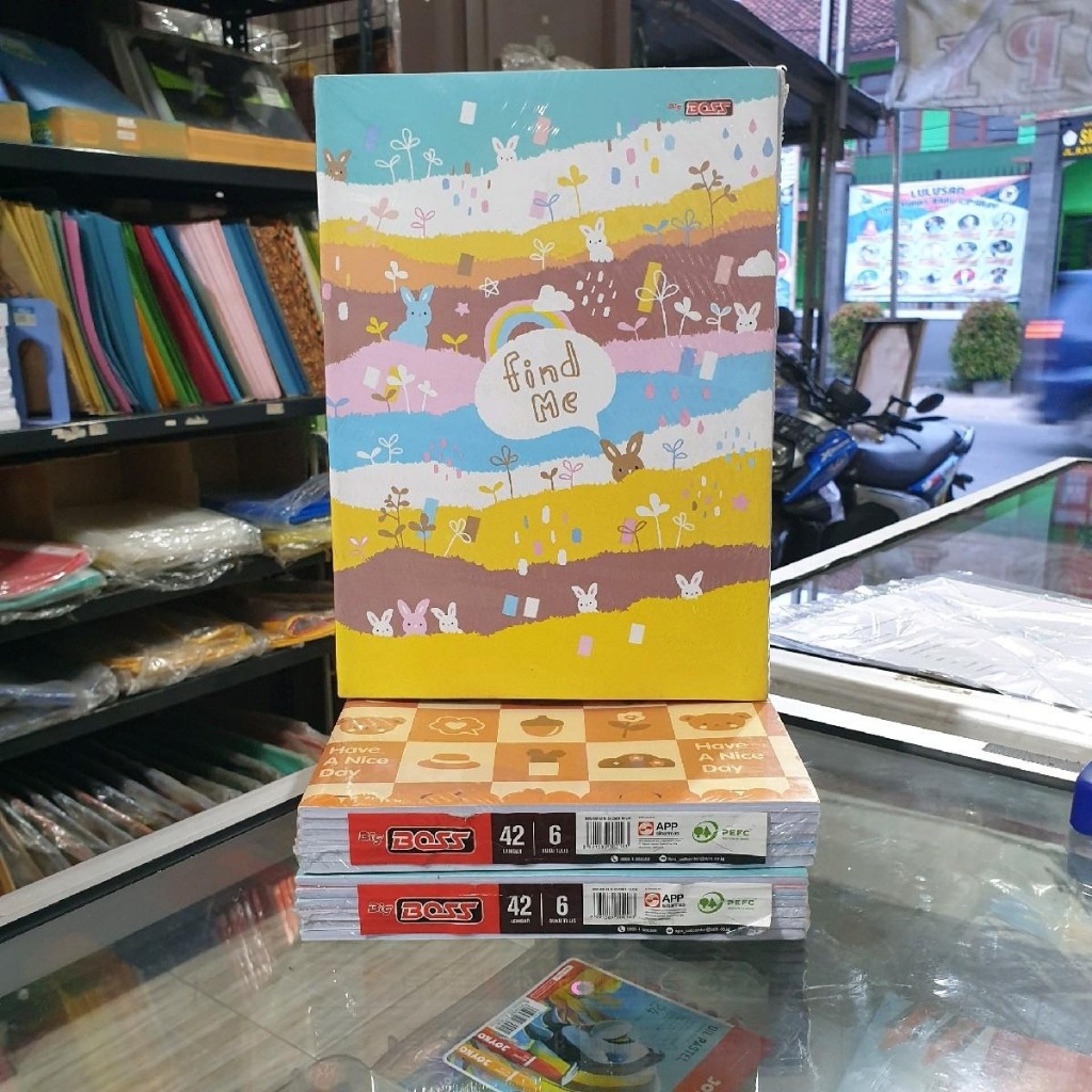 

Buku tulis Bigboss 42 lembar 1 pack