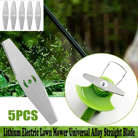 5pcs Pisau Mesin Potong Rumput/pisau Potong Rumput/mata Pisau Mesin Potong Rumput/pisau Potong Rumpu
