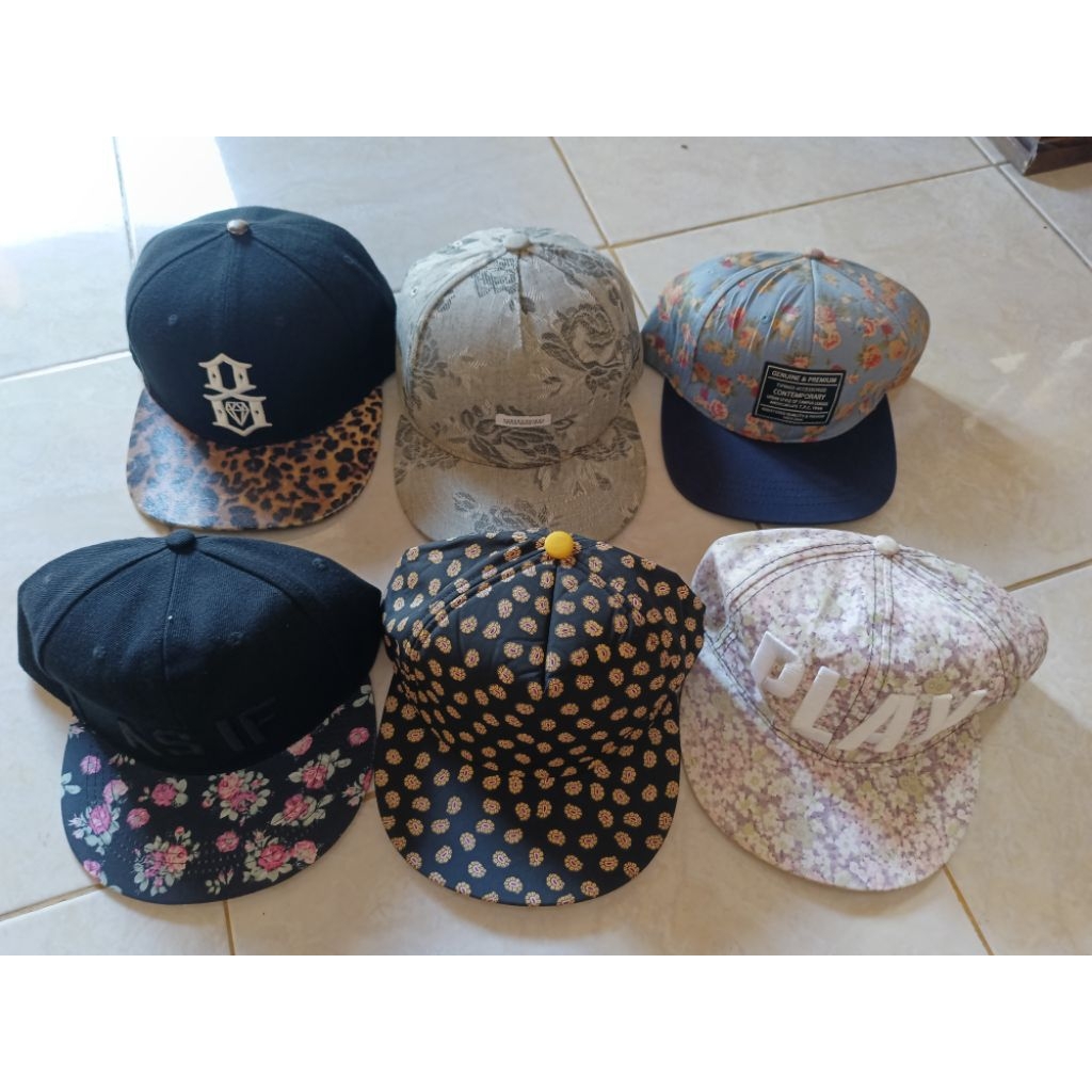 topi snapback second import original