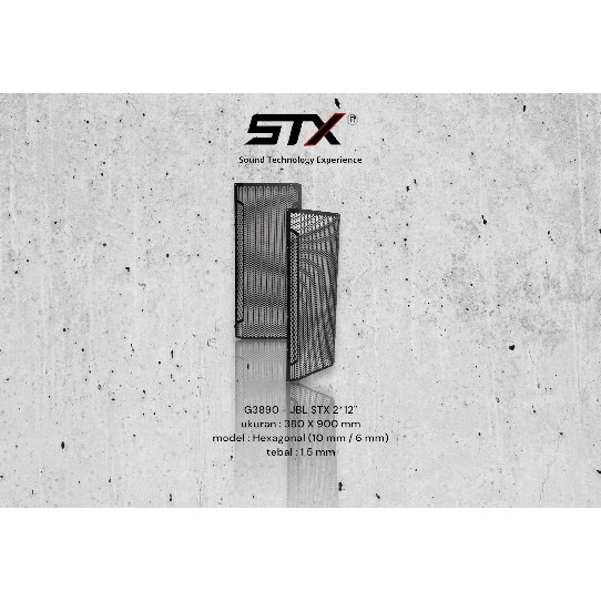 STX - GRILLE : Grille/Ram Speaker 2x12" 3890