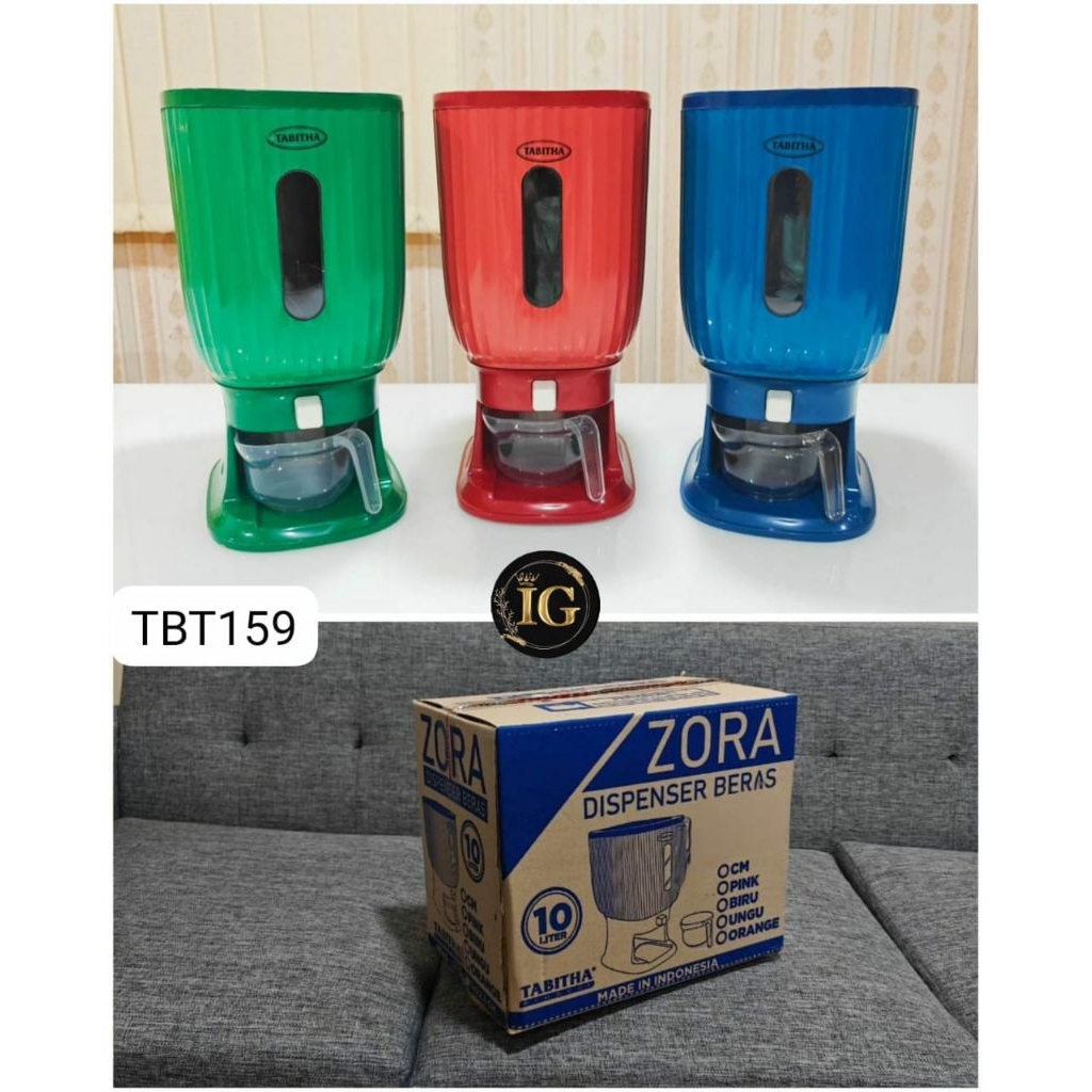 DISPENSER BERAS ZORA 10LITER TABHITA/ DISPENSER BERAS 10LITER