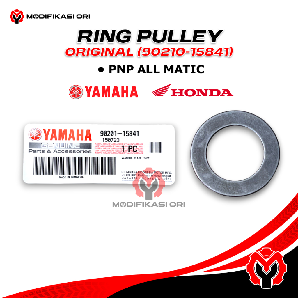 RING PULLEY MIO J -Ring Pulley Tambahan Pulley Non Bubut Pulley Bubut