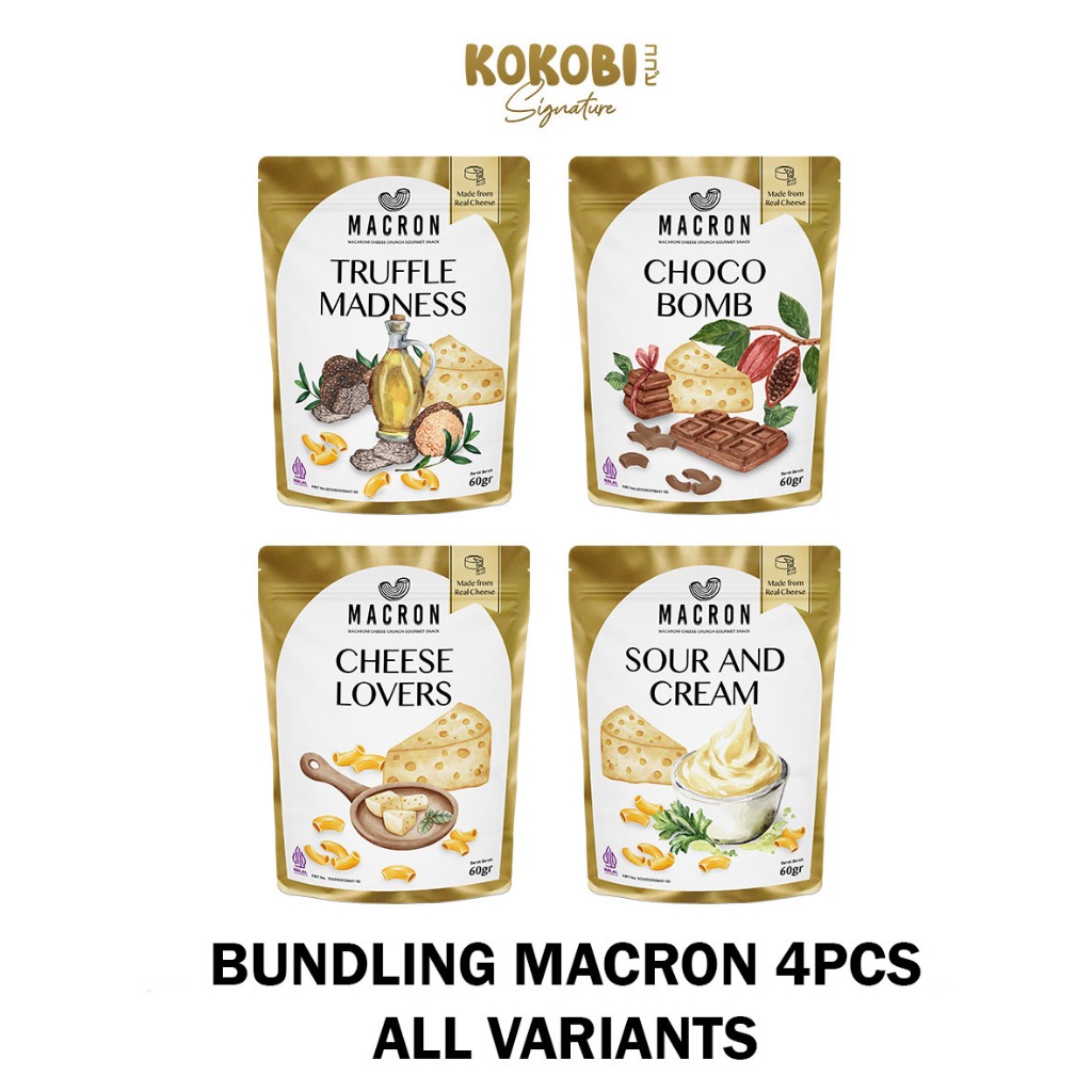 

MACRON BUNDLING ALL VARIANTS - Gourmet Snack Cheese Crunch