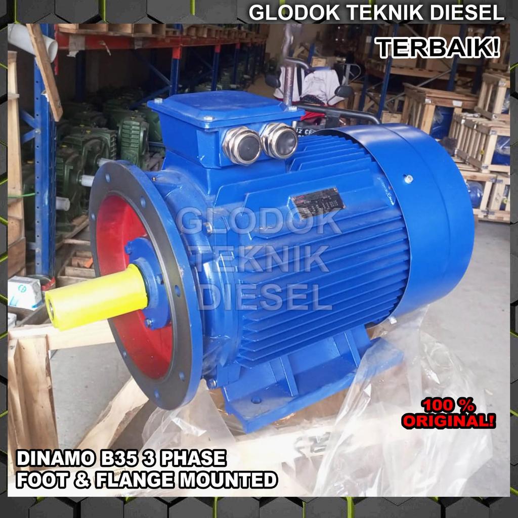 Dinamo Motor 220 HP 160 kW 1500 RPM 3 PHASE 4 POLE B35 Full Tembaga