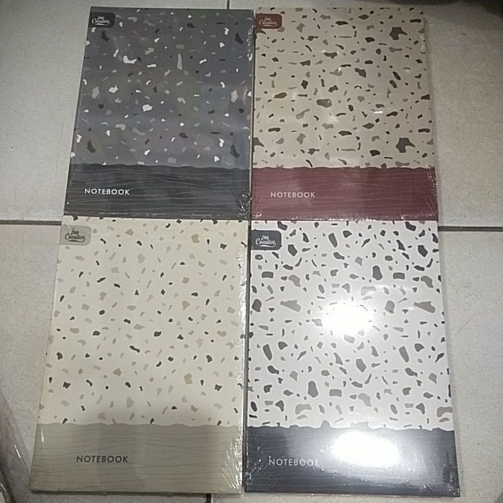 

( 1 pcs ) Notes Craft 13x18cm / notebook terrazzo
