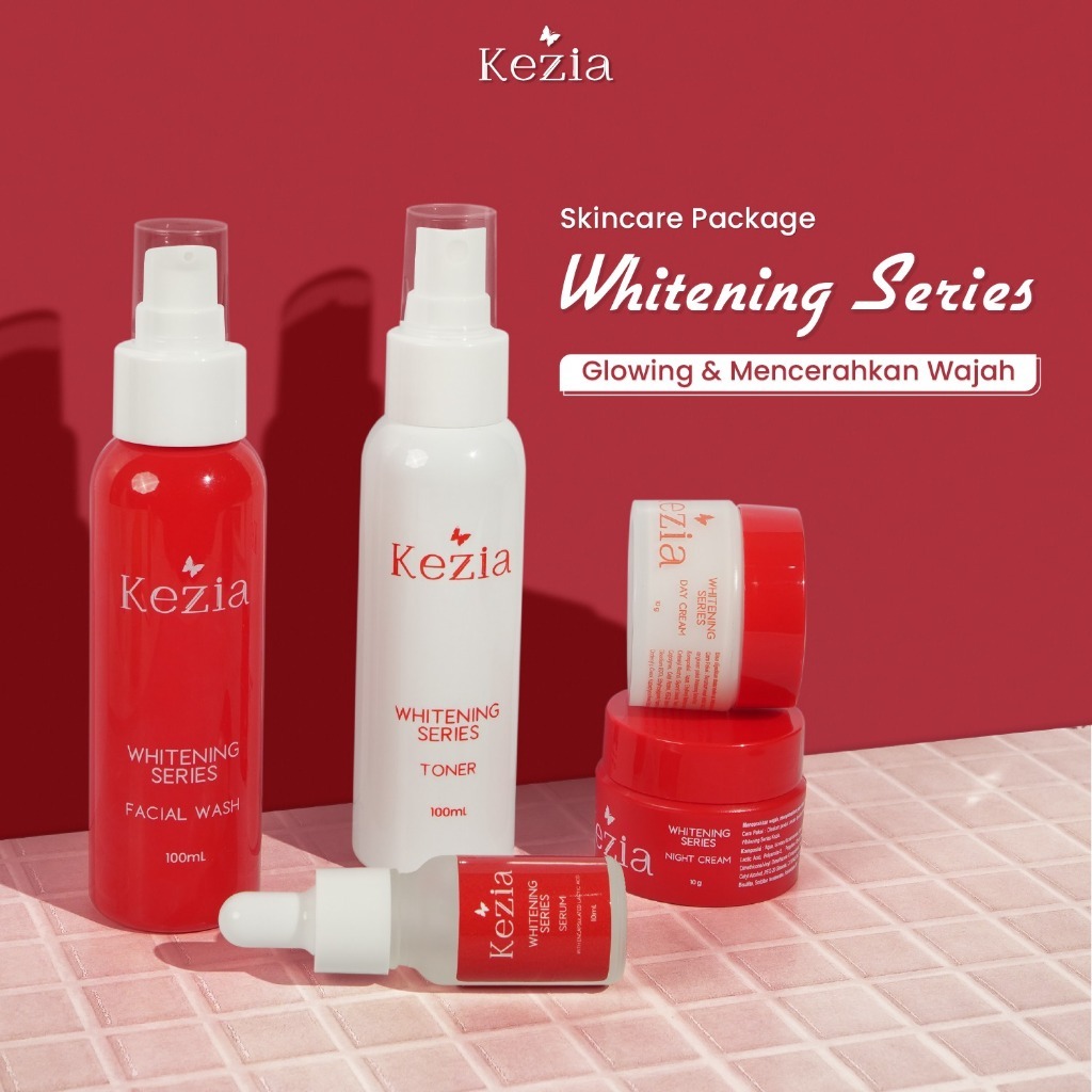 [EXCV] KEZIA by ASHANTY - Paket WHITENING Series - Paket GLOWING‎ (FREE 1 NC + 1 SERUM ACNE KEZIA)