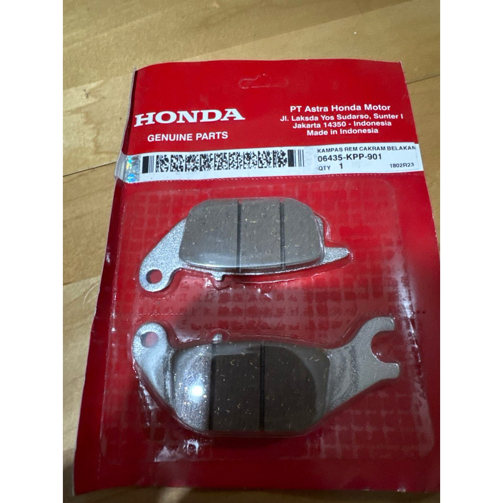 Kampas Rem Belakang Motor Supra X 125