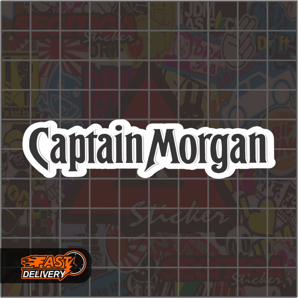 

Sticker Kapten Morgan Ukuran 8.5 x 2 Cm