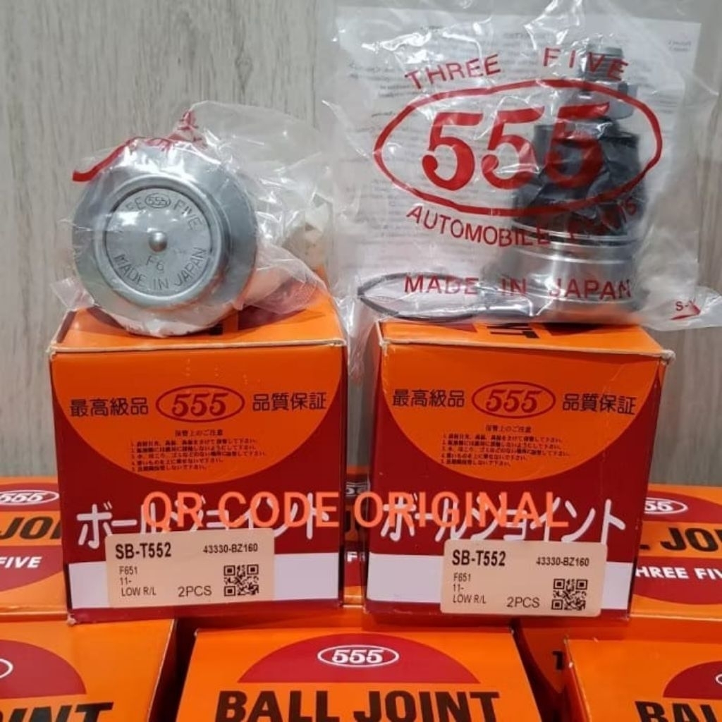 BALL JOINT AVANZA VELOZ ALL NEW AVANZA XENIA 2012 UP MEREK 555 JAPAN ORIGINAL