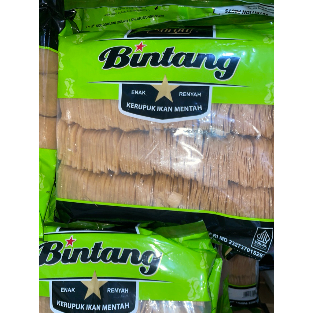 

kerupuk mentah bintang rasa ikan/ kerupuk soto