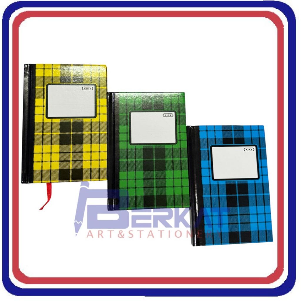 

Buku Oktavo 1/4 Folio A6 Hardcover KIKY 100 Lembar