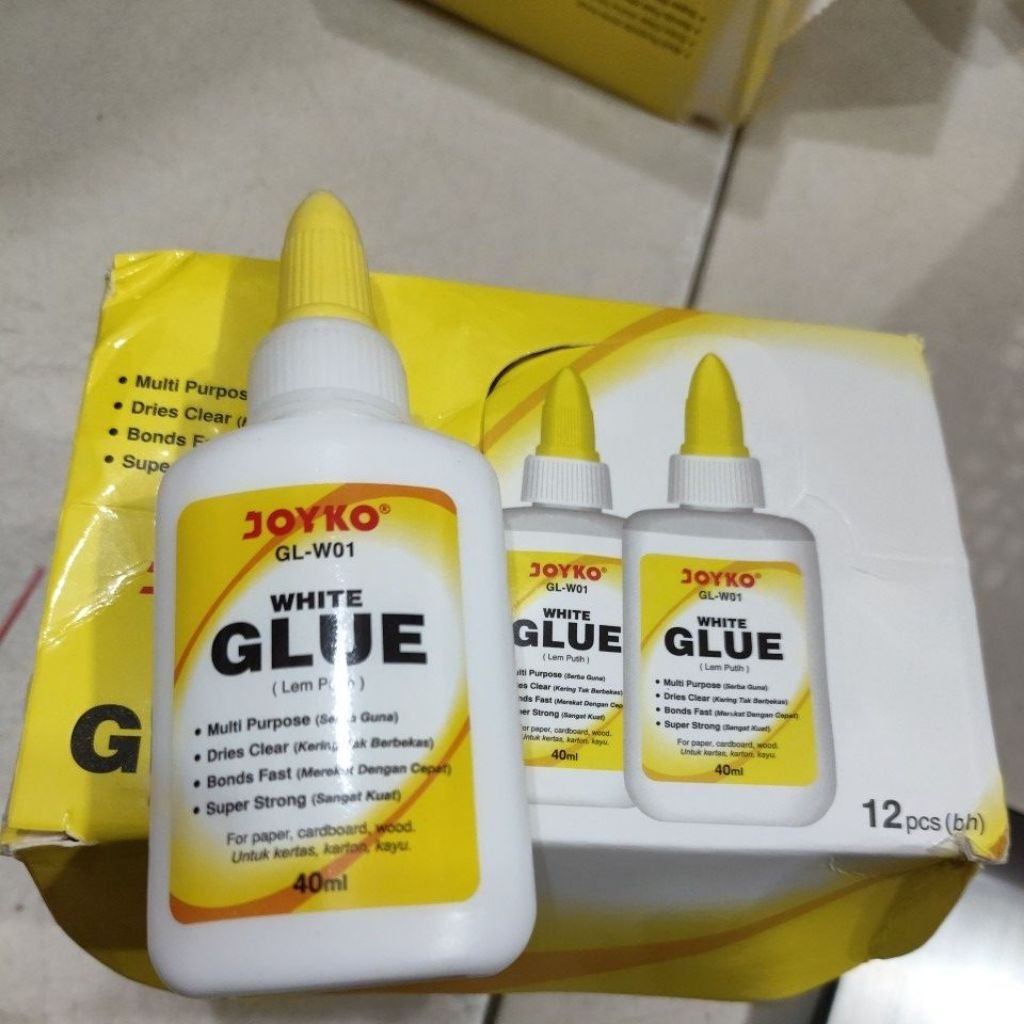 

( 12 pcs ) White Glue Joyko GL-W01 40ml