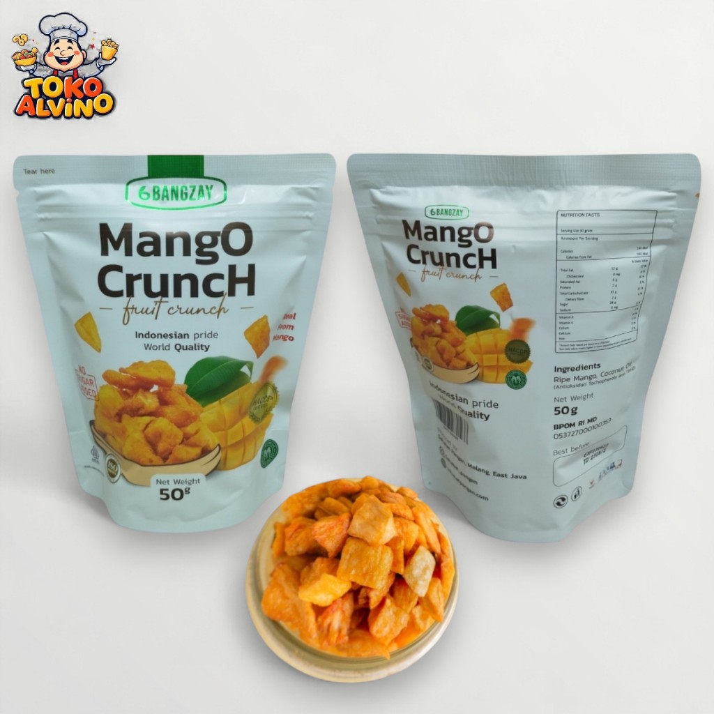 

KERIPIK MANGGA BANGZAY 50GR | ASAM MANIS SEGAR KUALITAS EKSPOR, AUTO BIKIN CERIA!