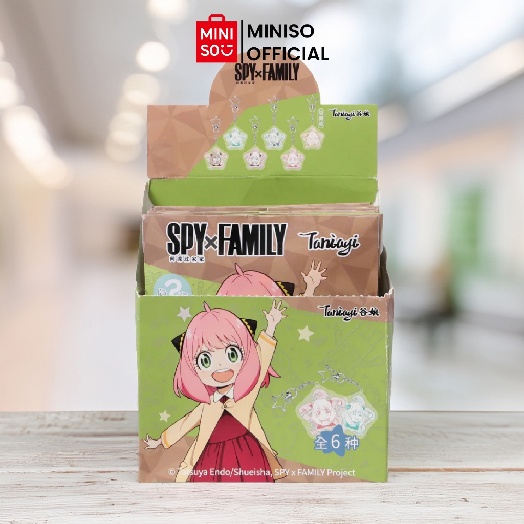 MINISO TOY - Miniso x Spy × Family Pendant Gantungan Kunci Gantungan Tas Karakter Lucu Spy Family