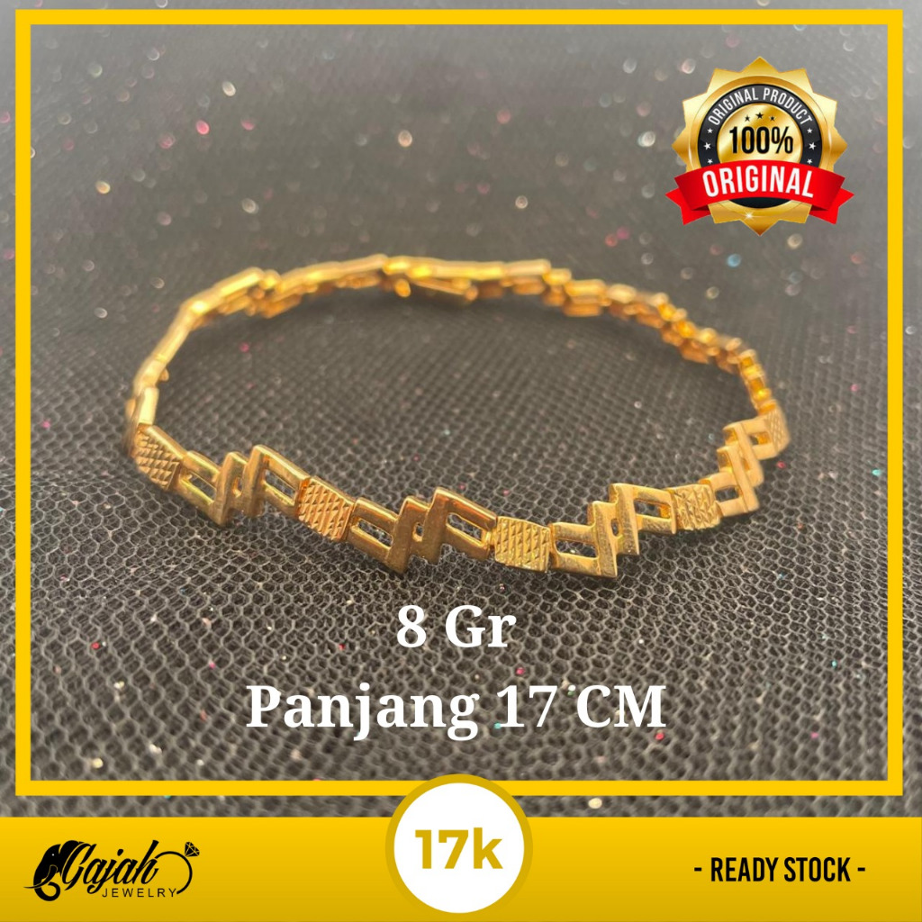 Gelang Emas 17K 8 Gram Toko Emas Gajah Online Salatiga 7779