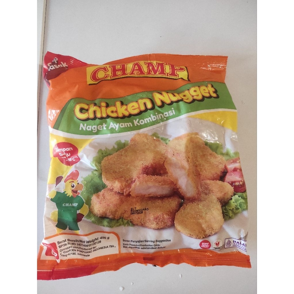

champ nugget 450gram