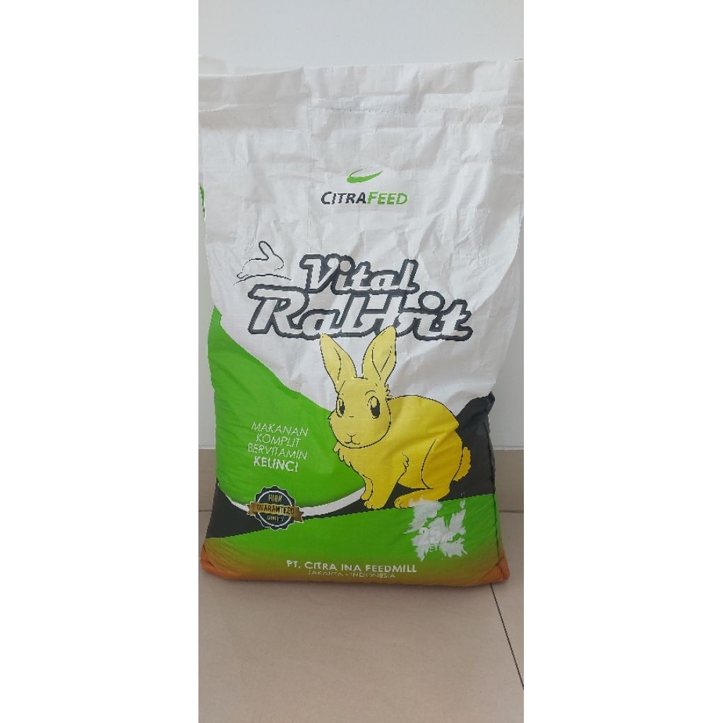 Vital Rabbit/ Pelet Kelinci/ Pakan Kelinci