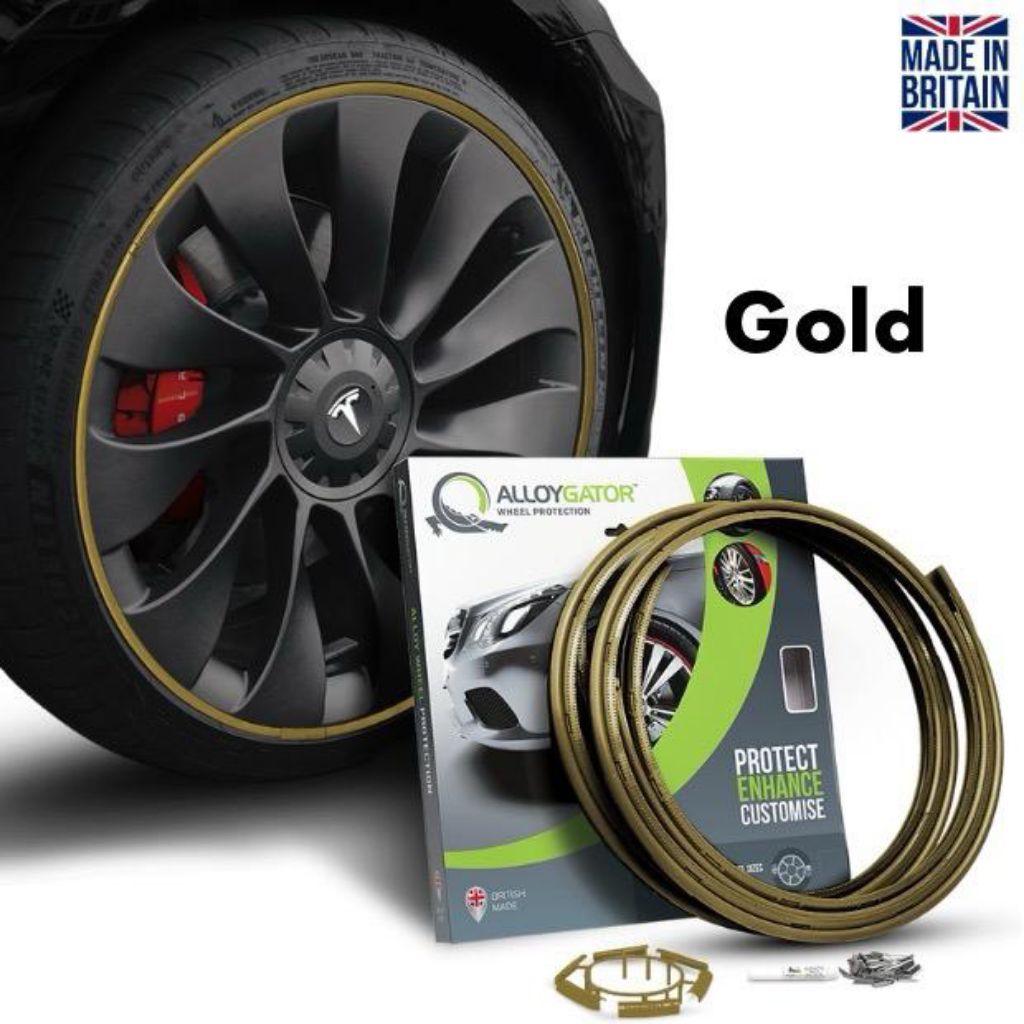Alloygator Pelindung Velg Mobil Inter Gold Ring 12-19 Inch