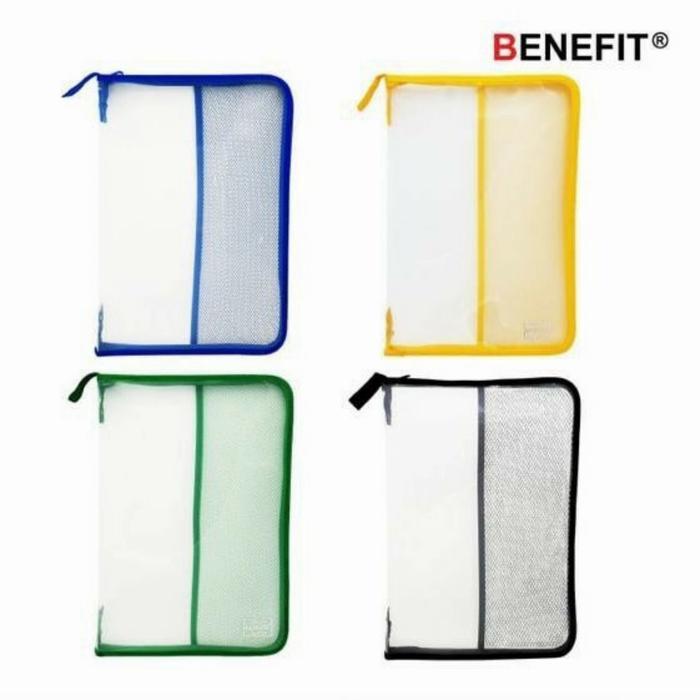 

Zipper Bag / Map Plastik Zipper / Map Resleting BENEFIT B-828 / Tempat Dokumen Kertas Resleting