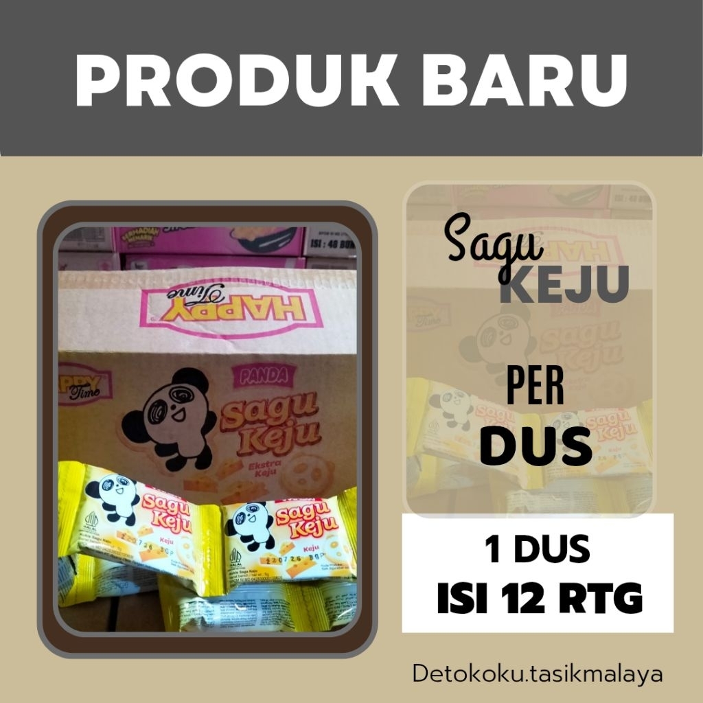 

Snack Panda - Sagu Keju [PER DUS]