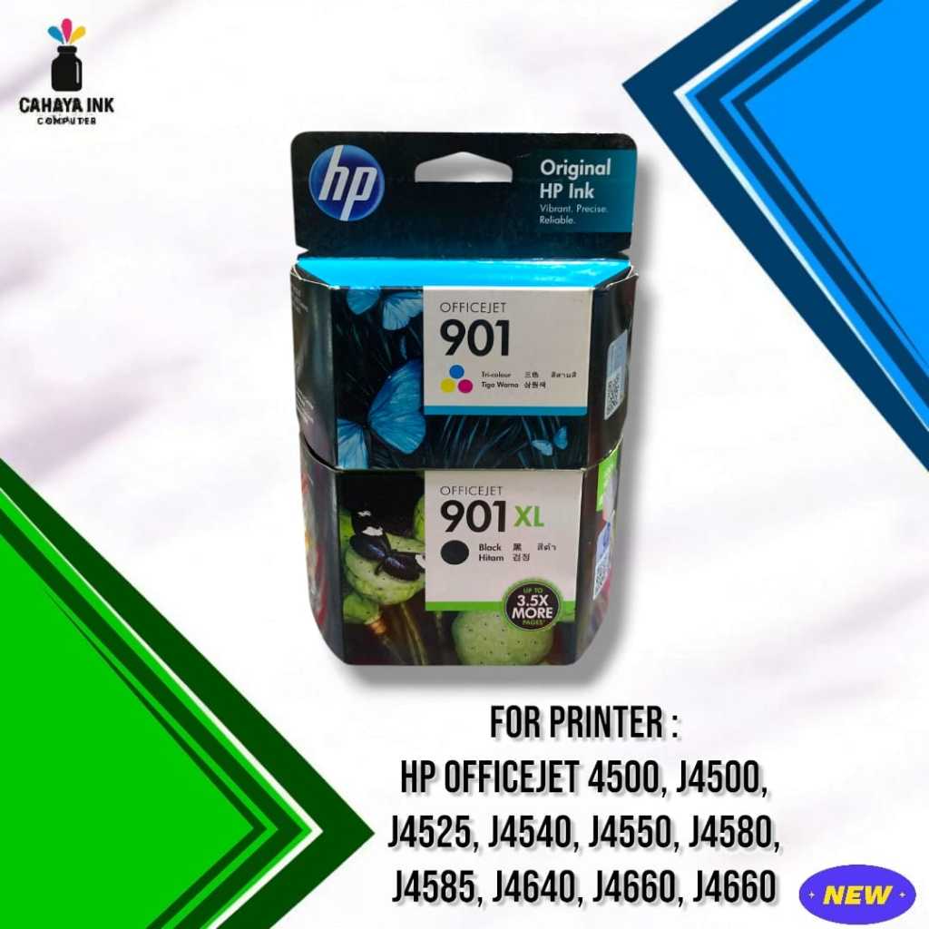 Tinta HP 901XL Black/901 Color original