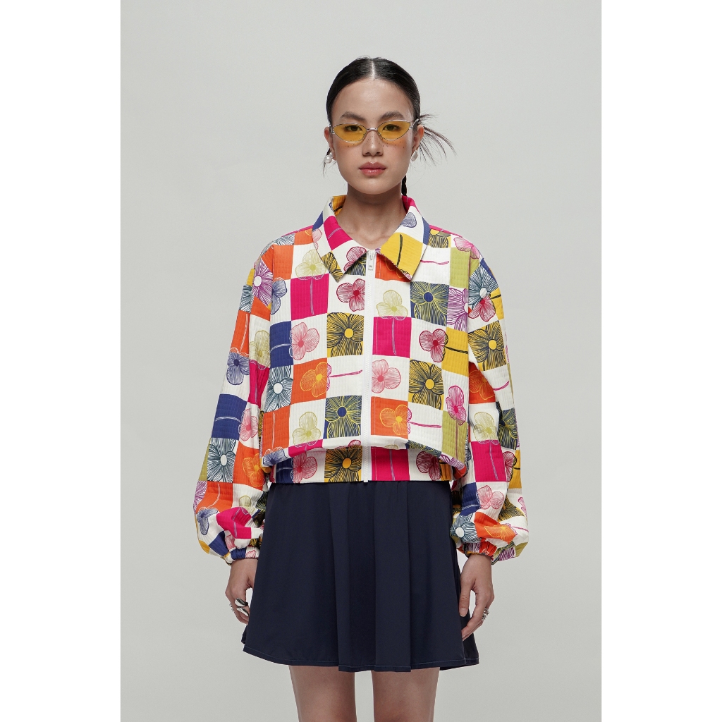 Calla The Label - Zoe Crop Jacket - Confetti