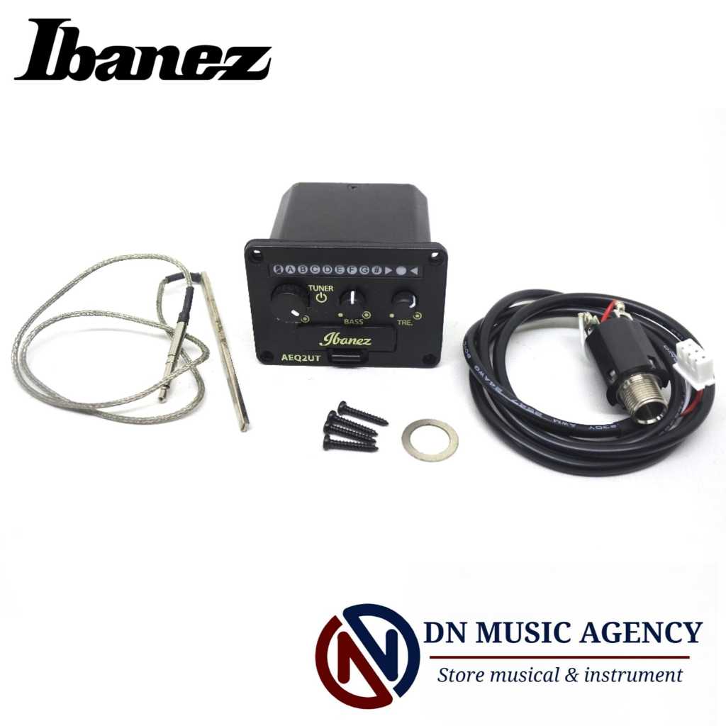 preamp gitar & bass & ukulele akustik ibanez AEQ 2UT original EQ ibanez gitar & bass & ukulele