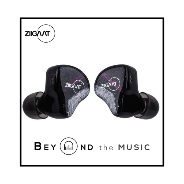 Ziigaat Crescent 2DD+2BA Hybrid In Ear Monitor Earphones IEM