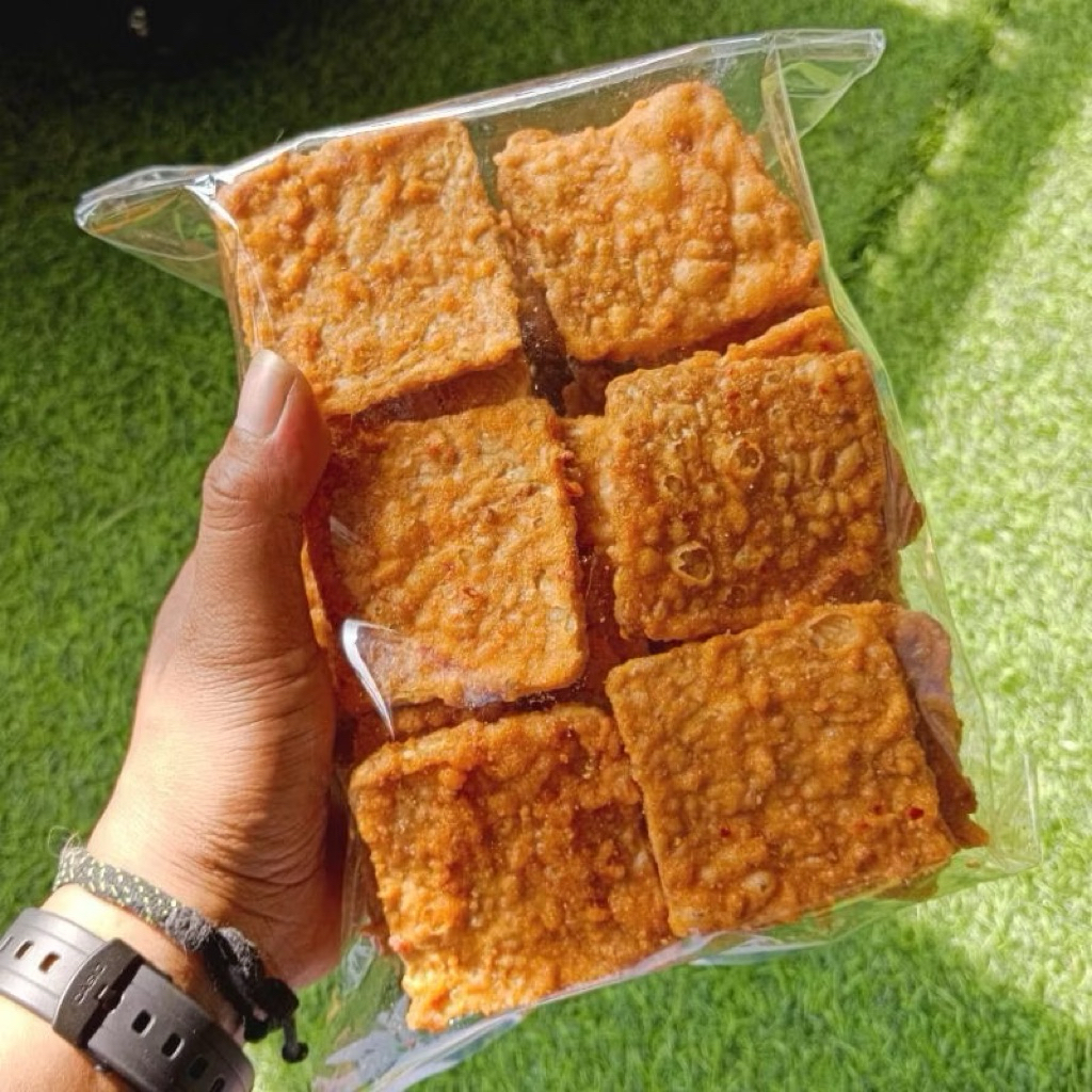 

Tempe Goreng Rasa Original dan Pedas 250 gram