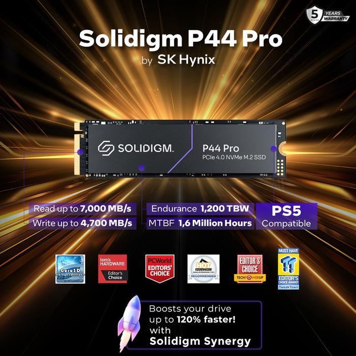 SOLIDIGM P44 Pro 1TB 512GB | PCIe 4.0 x4, M.2 2280 NVMe Ssd Solidgm P44 Pro 512GB 1TB