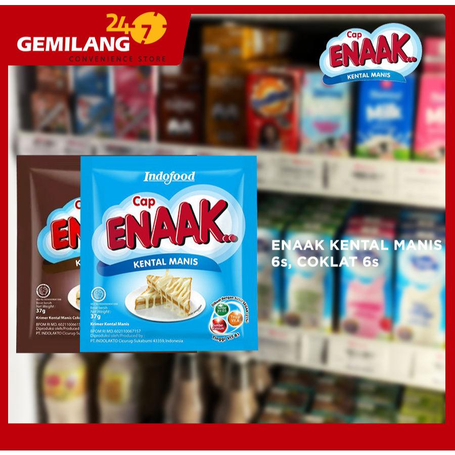 

ENAAK KENTAL MANIS 6s, COKLAT 6s