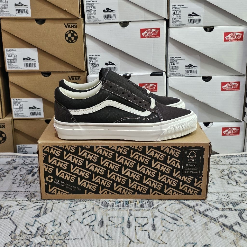 Sepatu MTE Old Skool Reissue 36 Salt Wash Black (ORIGINAL BNIB RESMI VANSINDO PT GMG/PT NAVYA)