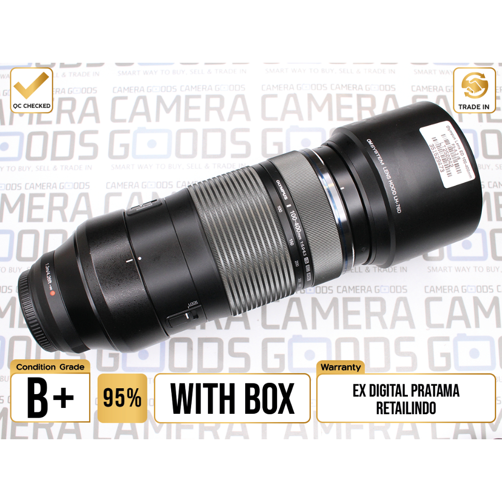 Lensa Olympus M.Zuiko Digital ED 100-400mm F5-6.3 IS Lens Second Bekas Grade B+ - LT250042
