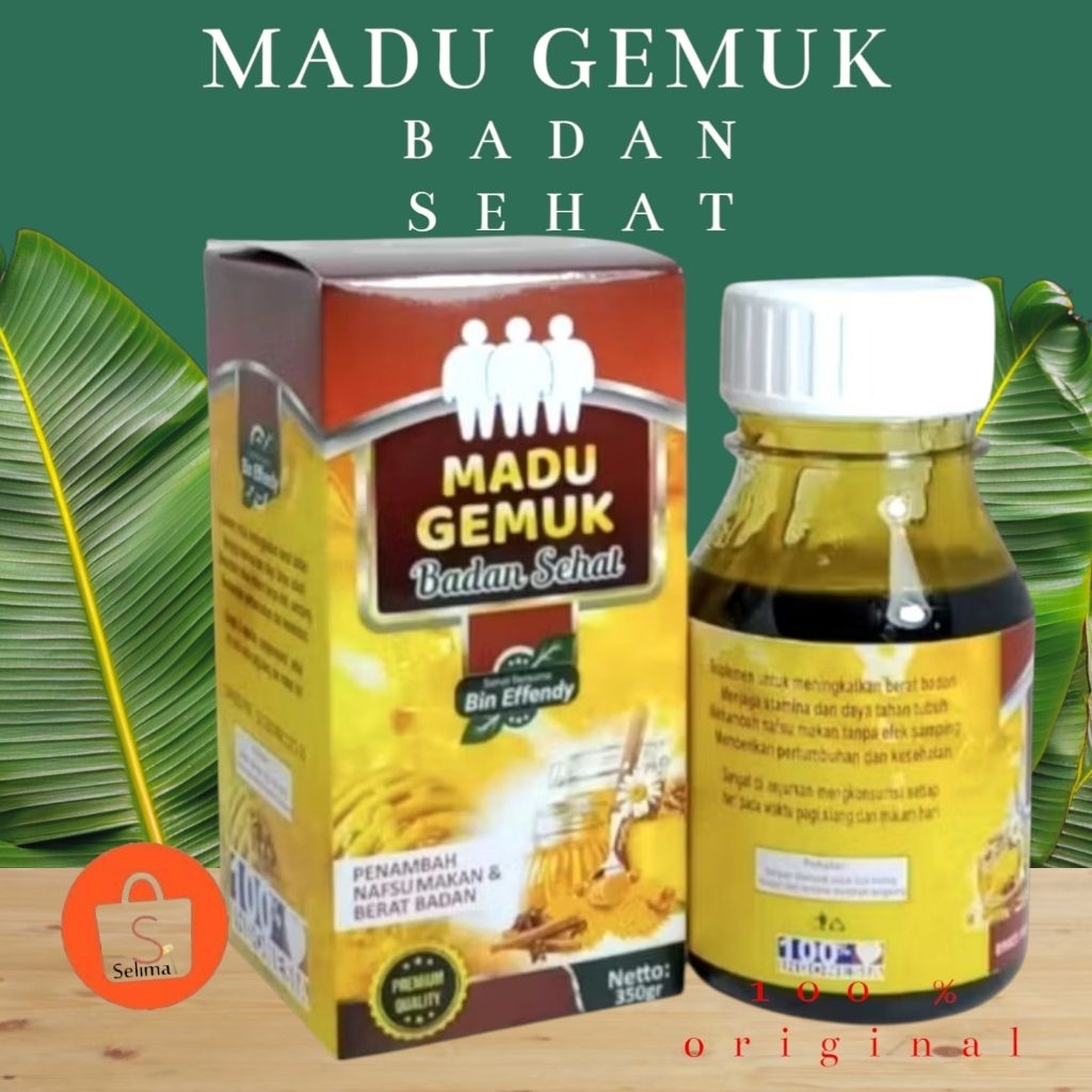 

Madu Gemuk Badan Sehat kemasan Botol 350 gram