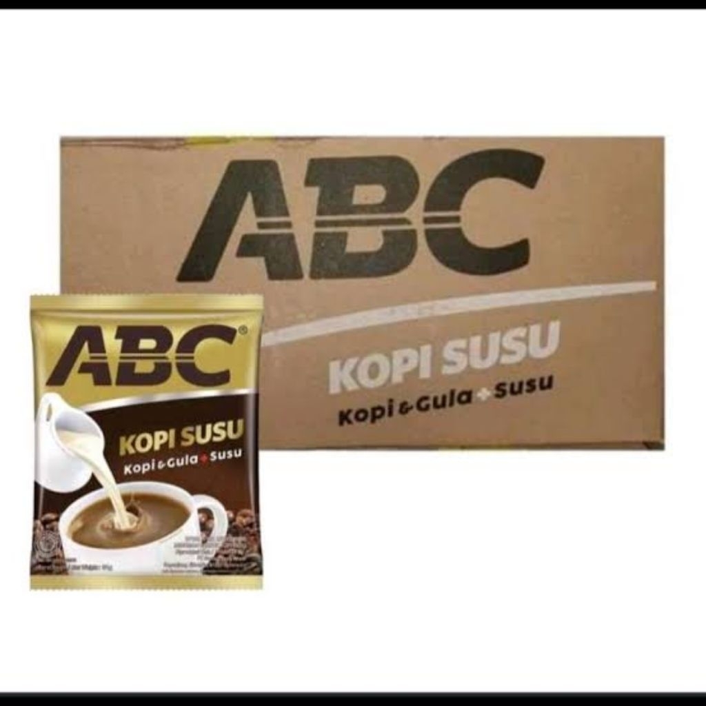 

Kopi ABC Susu 1 Dus isi 12 Renceng