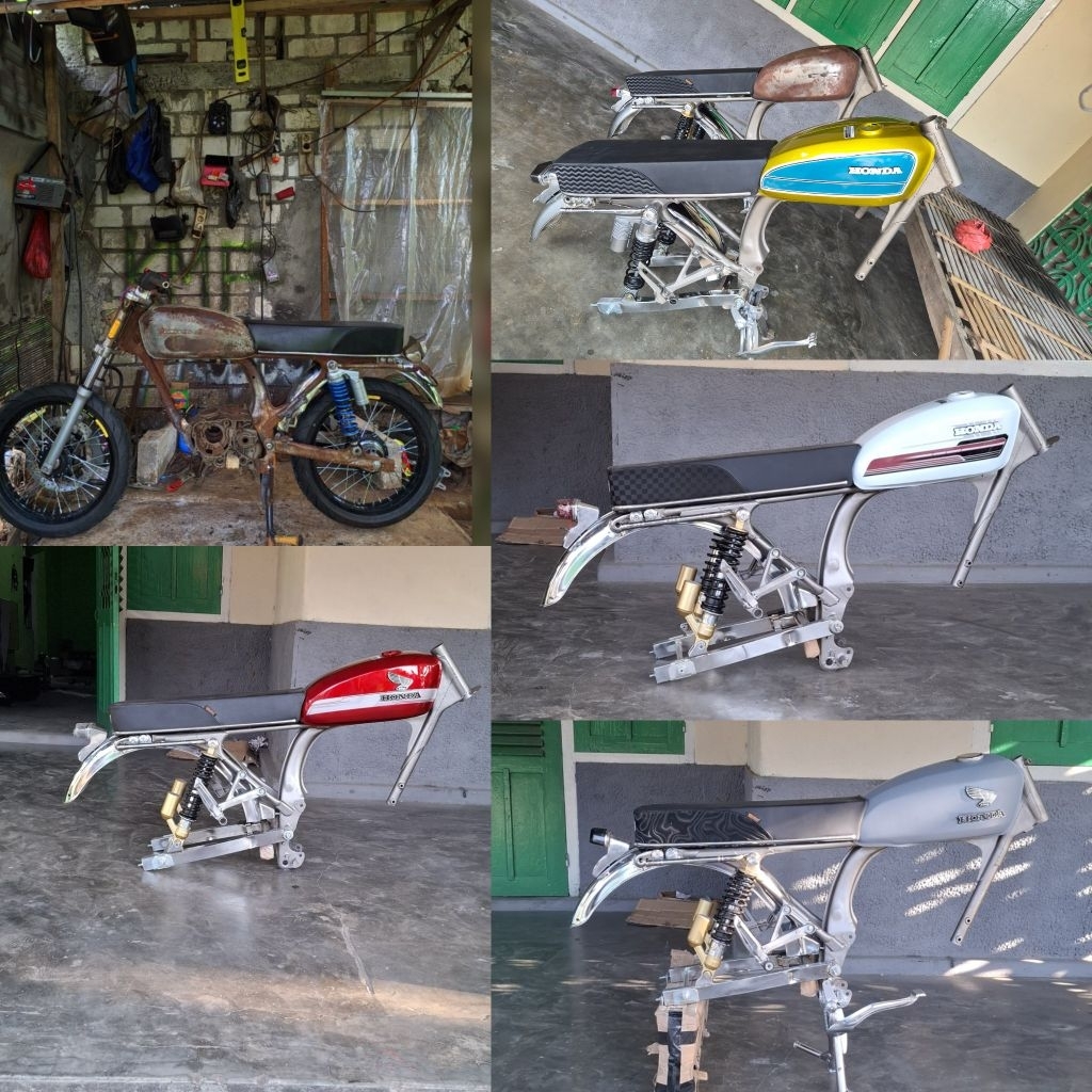 BODY SET CB SRIIT SUDAH TATANAN K2 JOSJISS TINGGAL NAIK MESIN DAN KAKI