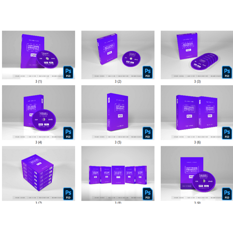 89 desain box mockup format psd