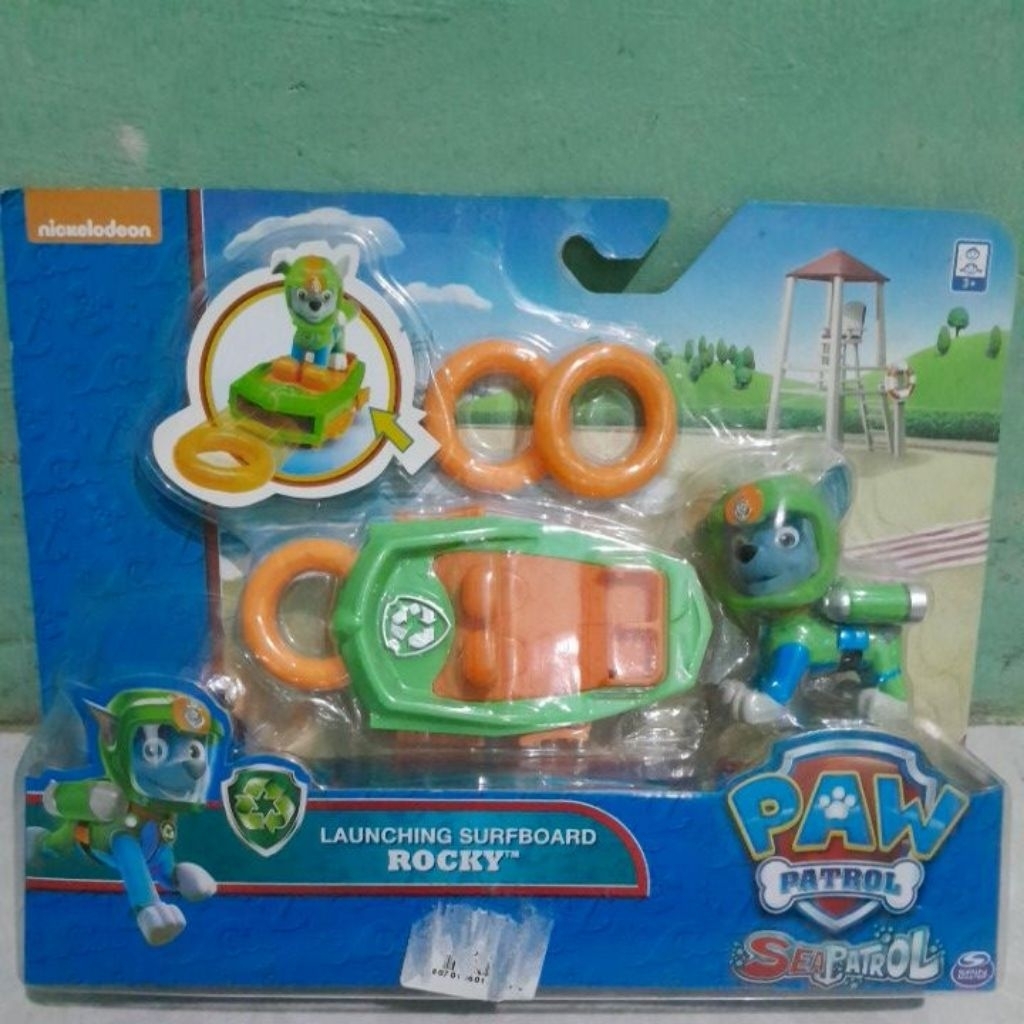 Paw Patrol Launching Surfboard Rocky Original