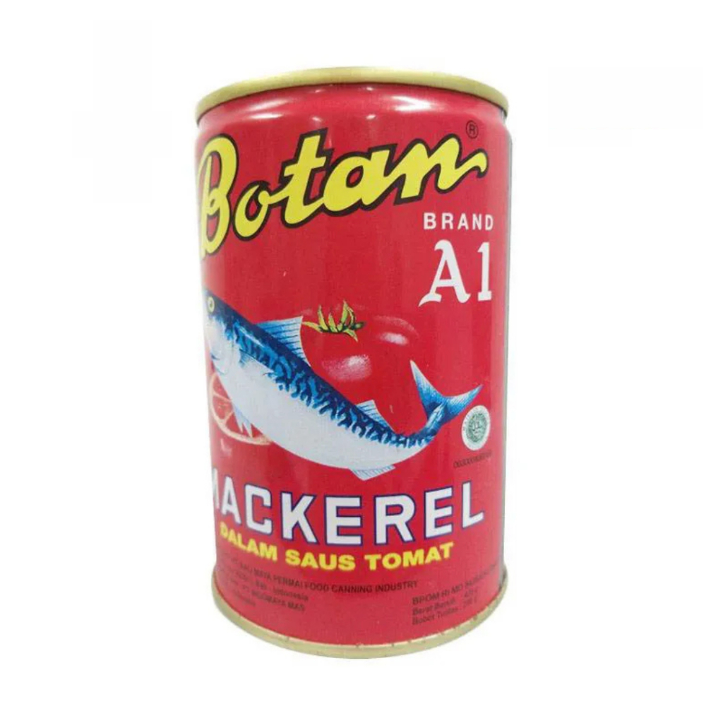 

Botan Mackerel 425gr – Ikan Makarel Berkualitas dalam Saus Tomat