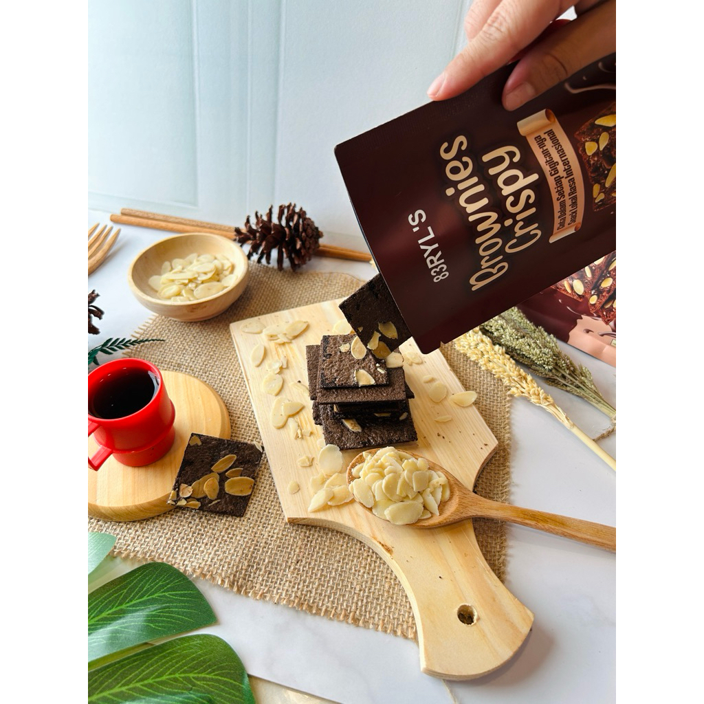 

BROWNIES CRISPY VARIAN ALMOND