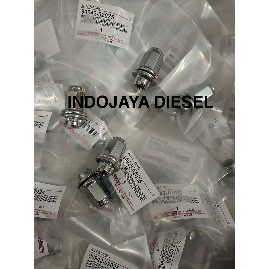 Mur racing mur roda bolt nut racing Innova Hilux Fortuner 90942-02025