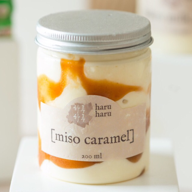

Gelato Miso Caramel Pint - Haru Haru Creamery