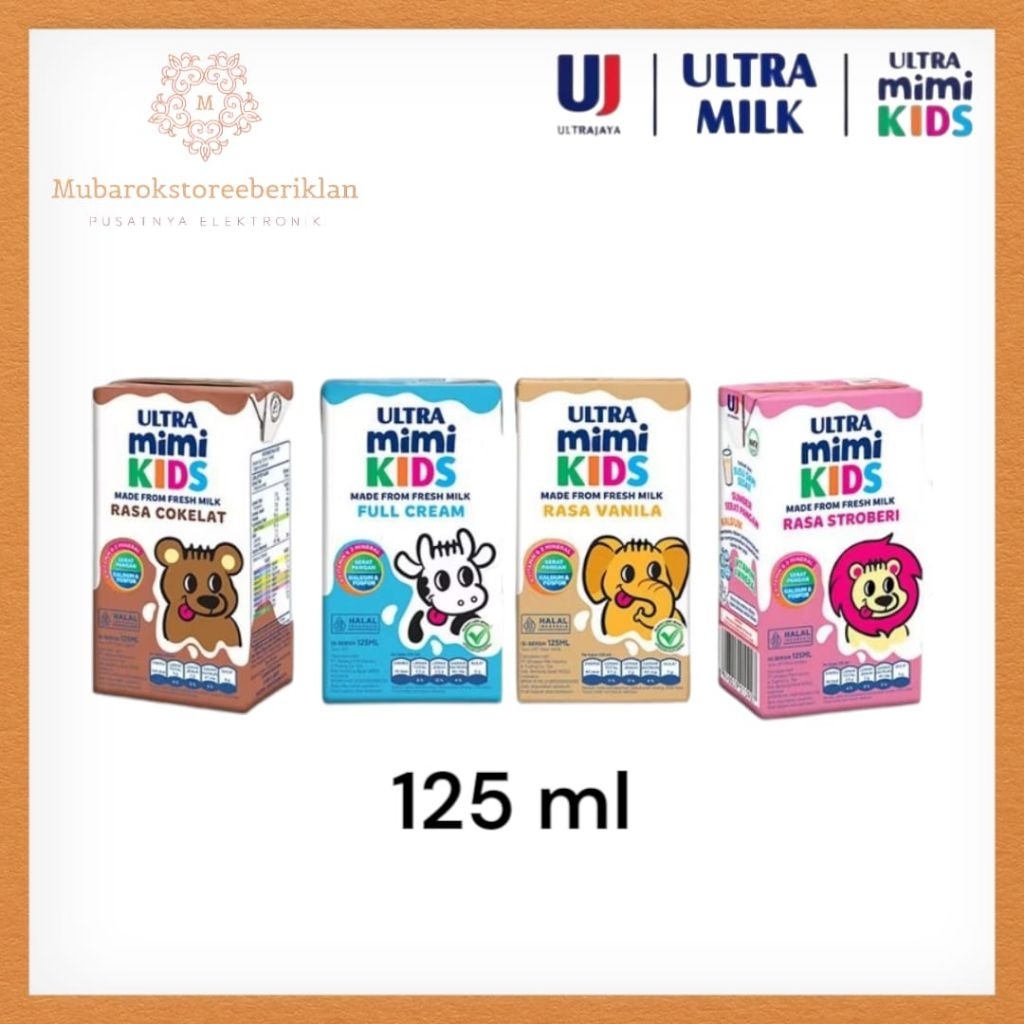

Susu UHT Ultra Mimi 125ml 4 varian rasa