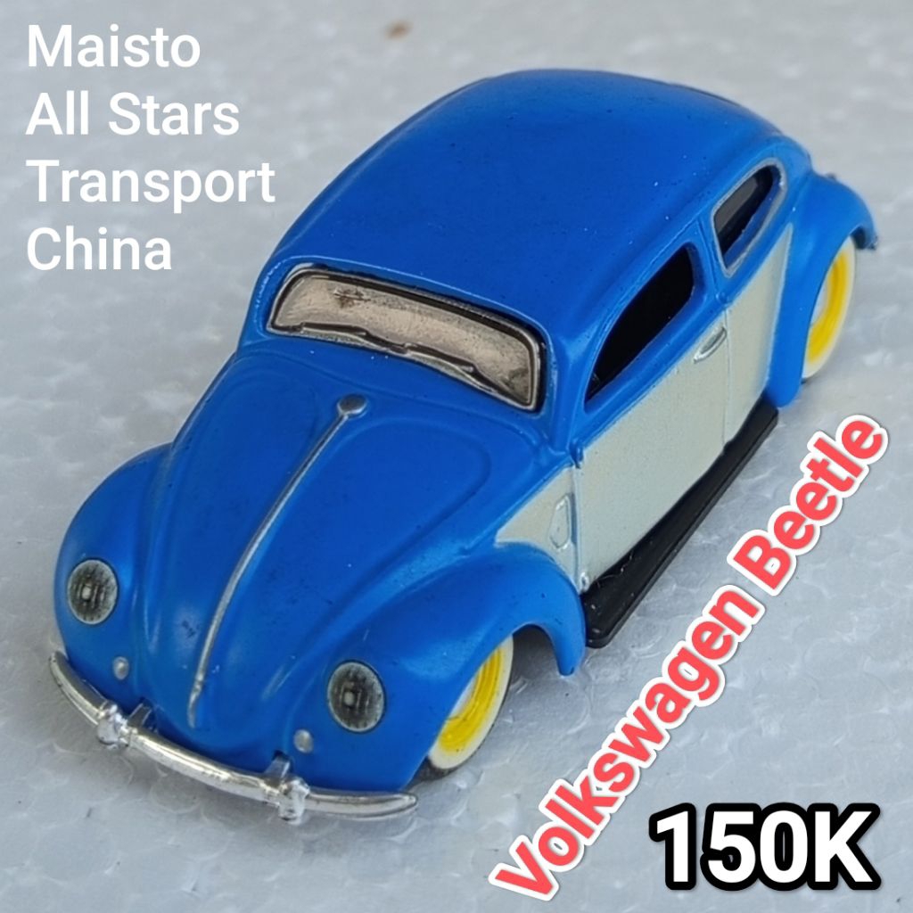 Diecast Maisto 64 All Stars VW Volkswagen Beetle Loose
